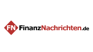 Logo of FinanzNachrichten.de with a red and black design.