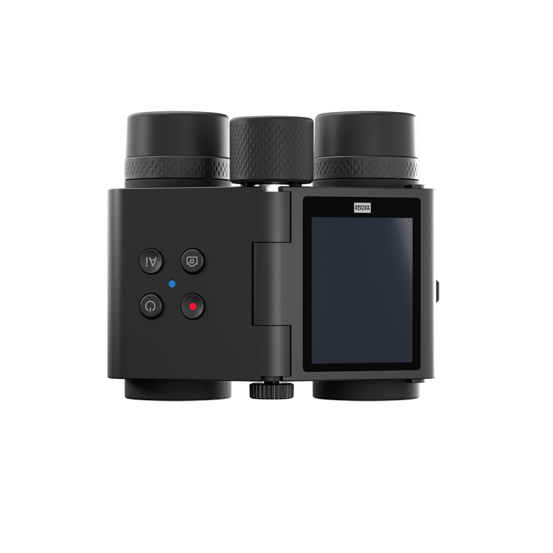 Solvia ED 8x32 compact digital binoculars, front view