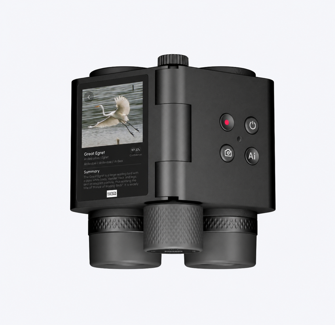 Solvia 8x32 binoculars shown against white background