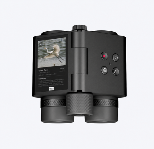 Solvia 8x32 binoculars shown against white background